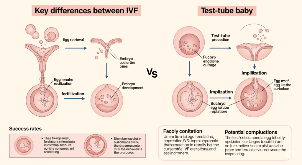 What Is the Difference Between IVF and Test Tube Baby