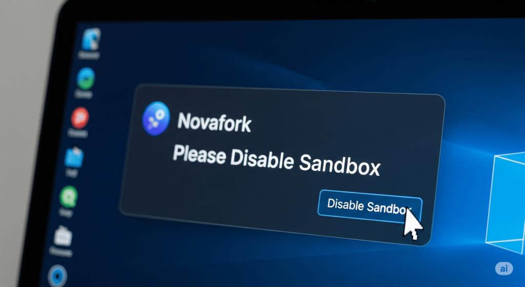 Novafork Please Disable Sandbox